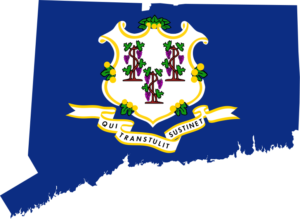 Map & Flag of Connecticut