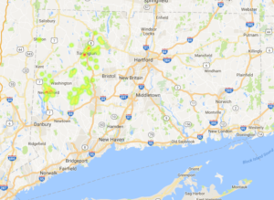Physician Assistants - PA - Heat MAP Connecticut Litchfield County